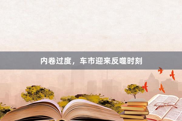 内卷过度，车市迎来反噬时刻