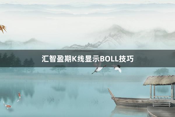 汇智盈期K线显示BOLL技巧